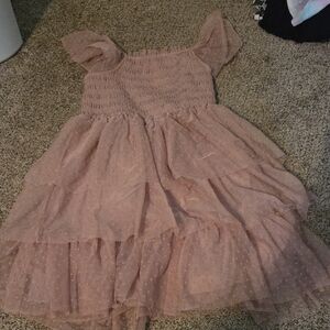 Kenzie Pink Kids Formal Dress